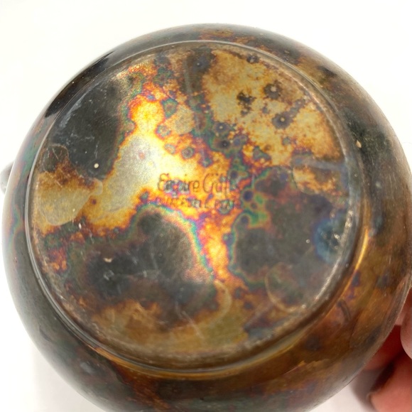 Empire Crafts Quadruple Plate Sugar Bowls Vintage Patina. - Picture 9 of 10